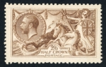 Stamp of Great Britain » King George V » 1913-19 Seahorse Issues 1915 De La Rue 2s6d deep yellow-brown and yellow-brown, each fine large part o.g., also 2s6d grey-brown