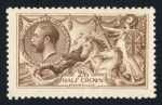 Stamp of Great Britain » King George V » 1913-19 Seahorse Issues 1915 De La Rue 2s6d deep yellow-brown and yellow-brown, each fine large part o.g., also 2s6d grey-brown