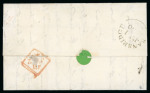 Stamp of Great Britain » 1840 1d Black and 1d Red plates 1a to 11 1840 1d black pl. 4 KL with good to very large margins on entire sent within Ireland from Seapatrick to Dublin