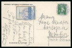 Stamp of Switzerland / Schweiz » Flugpost » Flugpostvorläufer Flugpostvorläufer Basel 50 Rp. zusammen mit 125III auf Karte von Basel nach Moutier