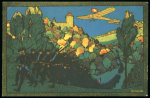 Stamp of Switzerland / Schweiz » Flugpost » Flugpostvorläufer Flugpostvorläufer Basel 50 Rp. zusammen mit 125III auf Karte von Basel nach Moutier