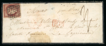Stamp of France » Type Cérès de 1849-1850 1850,  lettre de 1850 affranchie avec YT n° 6 à destination