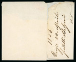 Stamp of Switzerland / Schweiz » Sitzende Helvetia Ungezähnt » 1854-55 Berner Druck (I) 24B auf Brief von Biasca nach Lugano mit seltener Doppelentwertung Raute-Strahlenstempel