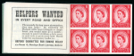 Stamp of Great Britain » Booklets 1963 10/- booklet, containing 1958-65 wildings, the