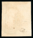 Stamp of Mauritius » 1859 Dardenne Issue (SG 41-44) 1859 1d vermilion with very wide margins on all sides, cancelled by very clear mute oval