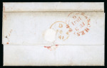 Stamp of Great Britain » 1840 1d Black and 1d Red plates 1a to 11 1840 1d black pl.10 CI on cover to London tied by red MC