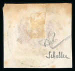 Stamp of Colonies françaises » St. Pierre et Miquelon 1886. YT n° 17 oblitéré sur fragment. Superbe oblitération.