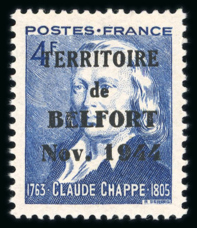 Stamp of France » Libération Belfort (Territoire de): Type Pétain, Chappe, Mayer
