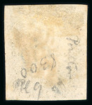 Stamp of Great Britain » Penny Post Postmarks Used As Cancellations 1840 1d black pl.3 OE with four margins and red MC with partial "(Poul)ton / (Penny) Post" cancel