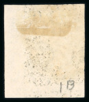 Stamp of Great Britain » 1840 1d Black and 1d Red plates 1a to 11 1840 1d black pl.1b collection on pages, 11 examples showing a re-entry, retouch, etc.