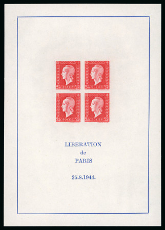 Stamp of France » Blocs et Feuillets 1945,  Bloc Dulac Y&T n° 4 **. Qualité exceptionnelle