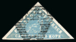 Stamp of South Africa » Cape of Good Hope 1861 Woodblock 4d pale milky blue used