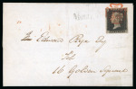 Stamp of Great Britain » 1840 1d Black and 1d Red plates 1a to 11 1840 1d black collection comprising 20 covers on pages,