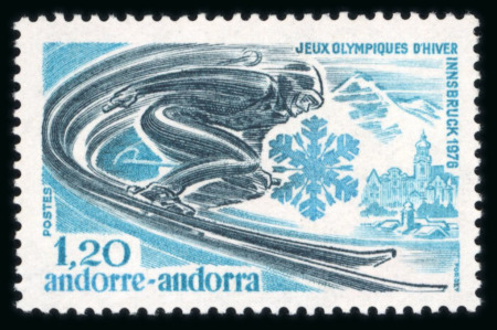 Stamp of Colonies françaises » Andorre (Poste française) Andorre Français : 1976. Timbres des Jeux Olympiques de 1976 YT n° 251
