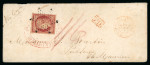 Stamp of France » Type Cérès de 1849-1850 1849. Très belle lettre de 1852 pour l'Ile Maurice