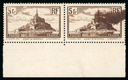 Stamp of France » Émissions à partir de 1900 1929, Mont Saint-Michel Y&T n° 260 avec spectaculaire
