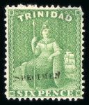 Stamp of Trinidad and Tobago » Trinidad 1851-80 accumulation in small stockbook, some better
