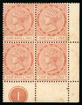 Stamp of Trinidad and Tobago » Tobago 1882-96 mint stock (with a little used) on Hagners in an album
