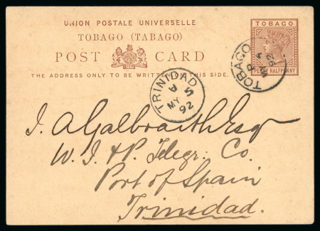 Stamp of Trinidad and Tobago » Tobago 1852-03, group of 9 covers