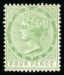 Stamp of Trinidad and Tobago » Tobago 1858-91 collection neatly written up and presented on pages