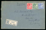 Stamp of Barbados 1912-30 collection of mint KGV material written up on pages in album