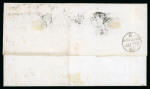 Stamp of British Guiana » Collections 1867-74 group of early issues on cover (7 covers, 1 front)