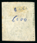 Stamp of Barbados 1860 (1/2d) yellow-green pin-perf 14 unused