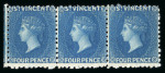 Stamp of St. Vincent 1862 no watermark perf 11 to 12 1/2 4d deep blue in