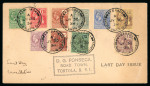 Stamp of British Virgin Islands 1923-38 range of 25 covers with KGV frankings