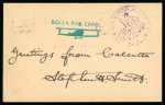 Stamp of India » Airmails 1928 a special commemorative postcard "Doisy and Carol", signed by Stephen Smith
