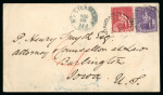 Stamp of Trinidad and Tobago » Trinidad 1860-80 collection of 14 covers written up on pages