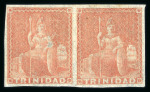 Stamp of Trinidad and Tobago » Trinidad 1851-82 comprehensive collection of the Britannia issues neatly presented and written up on pages in an album