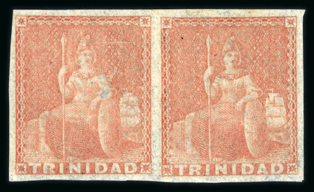 Stamp of Trinidad and Tobago » Trinidad 1851-82 comprehensive collection of the Britannia issues neatly presented and written up on pages in an album