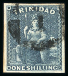Stamp of Trinidad and Tobago » Trinidad 1851-82 comprehensive collection of the Britannia issues neatly presented and written up on pages in an album