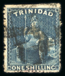 Stamp of Trinidad and Tobago » Trinidad 1851-82 comprehensive collection of the Britannia issues neatly presented and written up on pages in an album