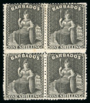 Stamp of Barbados 1852-81 comprehensive collection of the Britannia issues neatly written up and presented on  pages in an album