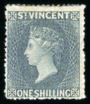 Stamp of St. Vincent 1861-97 comprehensive collection of the early issues neatly written up and presented on pages in an album