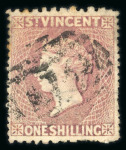 Stamp of St. Vincent 1861-97 comprehensive collection of the early issues neatly written up and presented on pages in an album