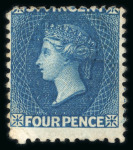 Stamp of St. Vincent 1861-97 comprehensive collection of the early issues neatly written up and presented on pages in an album