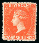Stamp of St. Vincent 1861-97 comprehensive collection of the early issues neatly written up and presented on pages in an album
