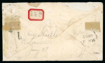 Stamp of Barbados 1862 (Mar 3) envelope sent locally from St. John to St. Thomas, with 1861-70 (1d) blue