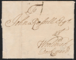 Stamp of Great Britain » Collections 1737-1839 a fine selection of pre stamp entire letters