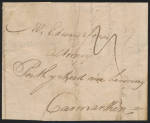 Stamp of Great Britain » Collections 1737-1839 a fine selection of pre stamp entire letters