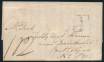 Stamp of Great Britain » Collections 1737-1839 a fine selection of pre stamp entire letters