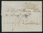 Stamp of Great Britain » Collections 1737-1839 a fine selection of pre stamp entire letters