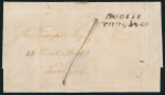 Stamp of Great Britain » Collections 1737-1839 a fine selection of pre stamp entire letters