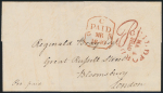 Stamp of Great Britain » Collections 1737-1839 a fine selection of pre stamp entire letters