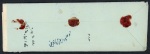 Stamp of Persia » Postal History 1856 (Dec 3) Envelope from Bander Abbas to Bombay via Muscat