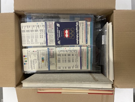 Stamp of Olympics » 1976 Innsbruck 1976 Innsbruck collection of official brochures and booklets as well as commemorative publications, incl. complete set of bulletins