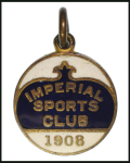 Stamp of Olympics » 1908 London 1908 Imperial Sports Club enamelled medallion for the Franco-British Exhibition